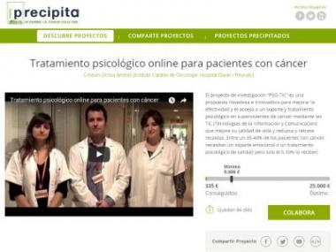Campanya de micromecenatge per al tractament psicològic dels malalts de càncer