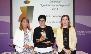 L’ICO recull el distintiu ‘Igualtat a l’empresa’ que concedeix el Govern espanyol