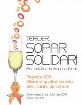 III Sopar solidari Vallformosa per a la lluita contra el càncer
