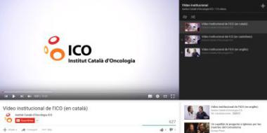 Nou vídeo institucional de presentació de l’ICO